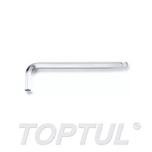 Ключ TOPTUL шестигранный Г-образный длинный с шаром 12 мм L=199 мм 