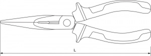 Длинногубцы, Thorvik 180 мм