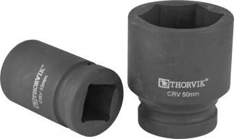 Головка Thorvik торцевая для ручного гайковерта 1"DR, 30 мм