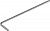 Ключ Ombra торцевой шестигранный с шаром, H7