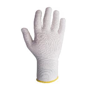 Перчатки JETA SAFFETY бесшовные трикотажные защитные (НЕЙЛОН) белые, пара