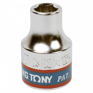 Головка KING TONY торцевая стандартная шестигранная 3/8", 7 мм