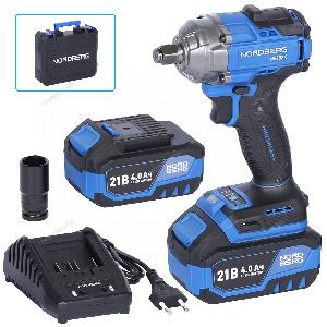 Гайковерт Nordberg аккумуляторный, 1/2", 21 В, 500 Нм, 2 акб 4A и з/у, в кейсе