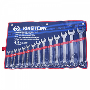Набор KING TONY комбинированных ключей, 10-32 мм, 14 предметов