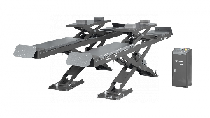 Подъемник ножничный Nordberg для сход-развала 4,5 т, 380 В, 2 уровня, аварийное опускание, серый