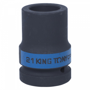 Головка KING TONY торцевая глубокая ударная четырехгранная 1", 21 мм, футорочная