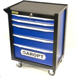 Тележка GAROPT Gt9505.blue инструментальная, синяя, Серия "Premium", 5 ящ.blue
