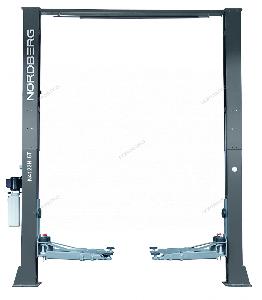 Подъемник Nordberg 380V двухстоечный с верхней синхронизацией 5 тонн (серый) СНЯТ