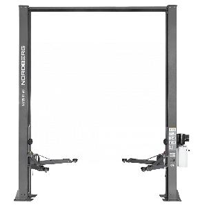 Подъемник Nordberg двухстоечный 4 т, верхняя синхронизация, H=4 м, 380 В, серый