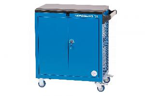 Тележка Nordberg инструментальная, 3 полки с дверцами