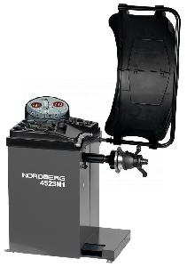 Станок балансировочный Nordberg с автоматическим вводом двух параметров, лазером и автостопом, серый