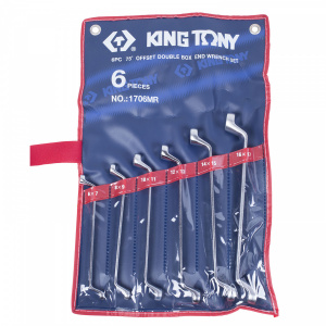 Набор KING TONY накидных ключей, 42887 мм, 6 предметов