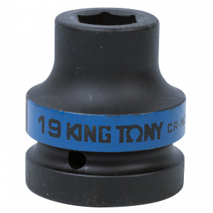 Головка KING TONY торцевая ударная шестигранная 1", 19 мм