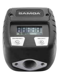 Счетчик Samoa для масла, Резьба 1/2" (BSP (F). Диапазон 1...30 л/мин. Макс. давление 100 бар