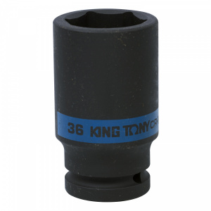 Головка KING TONY торцевая ударная глубокая шестигранная 3/4", 36 мм