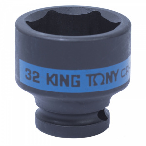 Головка KING TONY торцевая ударная шестигранная 1/2", 32 мм