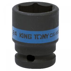 Головка KING TONY торцевая ударная шестигранная 1/2", 24 мм