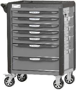 Тележка NORDBERG T7P инструментальная, 7 полок серая