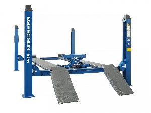 Подъемник четырехстоечный Nordberg 4.5 т, с ручной траверсой 3 т N433, 380 В