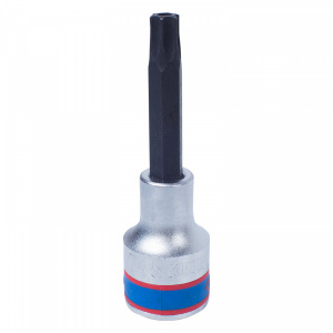Насадка (бита) торцевая 1/2", TORX, T45, L = 80 мм, с отверстием KING TONY 403745