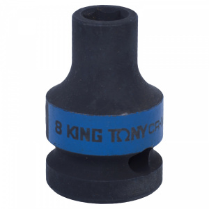 Головка KING TONY торцевая ударная шестигранная 1/2", 8 мм