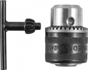 Патрон Thorvik трехкулачковый с ключом в сборе для дрели пневматической RAD1018