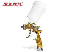 Краскопульт STAR окрасочный с верх. пласт. бачком 0,25л  (дюза 1,0 мм)