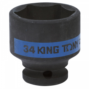 Головка KING TONY торцевая ударная шестигранная 1/2", 34 мм
