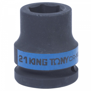 Головка KING TONY торцевая ударная шестигранная 3/4", 21 мм
