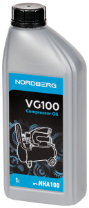 Масло NORDBERG для поршневых компрессоров, ISO-100 (1л)