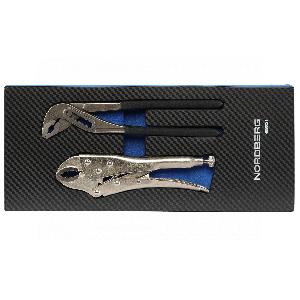 Набор шарнирно-губцевого инструмента NORDBERG 2 предмета в ложементе