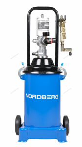 Установка Nordberg пневматическая NO5012 для раздачи густой смазки, 12л.
