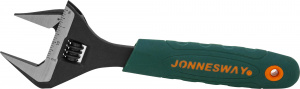 Ключ Jonnesway разводной с увеличенным диапазоном, 0-38 мм, L-200 мм