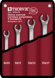 Набор Thorvik ключей гаечных разрезных серии ARC в сумке, 42948 мм, 4 предмета