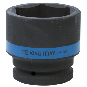 Головка KING TONY торцевая ударная шестигранная 1", 75 мм