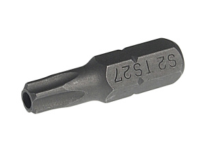 Бита JTC TORX TS27Hх25мм 1/4" 5-ти гранная с отверстием