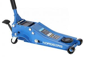 Домкрат Nordberg подкатной с механическим стопором, 3 т