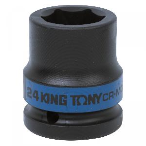 Головка торцевая ударная шестигранная 3/4", 24 мм KING TONY 653524M