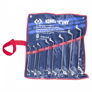Набор KING TONY накидных ключей, 6-23 мм, 8 предметов