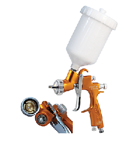 Краскопульт STAR окрасочный с верх. пласт. бачком 0,6 л. EVO-T-4F-185G дюза 1,8мм