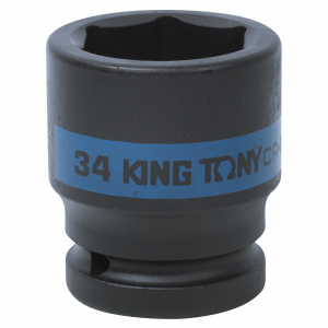 Головка KING TONY торцевая ударная шестигранная 3/4", 34 мм