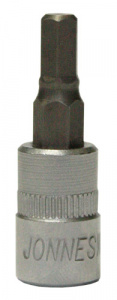 Насадка Jonnesway торцевая 1/4"DR с вставкой-битой шестигранной, H5, 37 мм