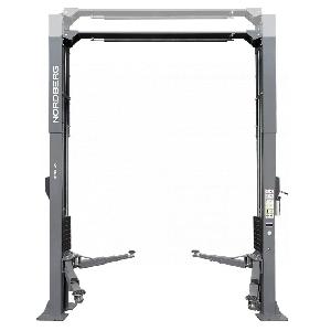 Подъемник Nordberg двухстоечный 4 т, верхняя синхронизация, H=4,1 м, 220 В, серый