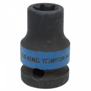Головка KING TONY торцевая ударная TORX Е-стандарт 1/2", E14, L = 38 мм