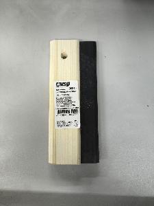 Шпатель USP резиновый, черный, 150*50мм