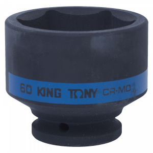 Головка KING TONY торцевая ударная шестигранная 3/4", 60 мм
