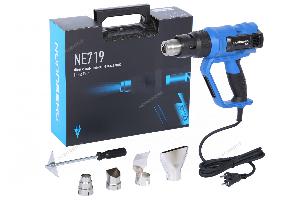 Фен Nordberg 4 насадки, в кейсе, 50-600 °С, 2000 Вт