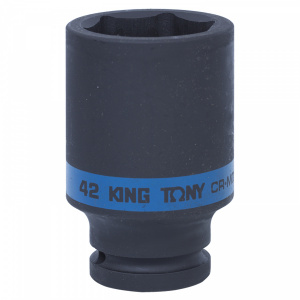Головка KING TONY торцевая ударная глубокая шестигранная 3/4", 42 мм