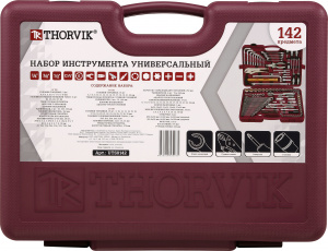 Набор Thorvik инструмента универсальный 1/4", 3/8" и 1/2"DR, 142 предмета