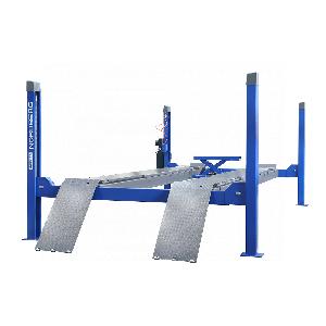 Подъемник четырехстоечный Nordberg 5.5 т, с пневмогидравлической траверсой 2.7 т, для сход-развала